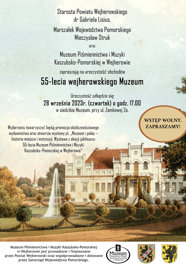 Zdjęcie do newsa 55-lecie Muzeum. Zapraszamy