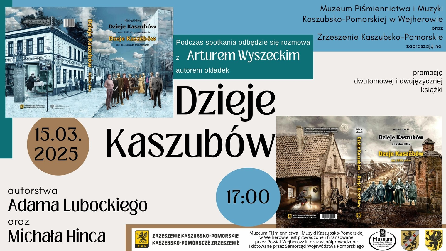 Zdjęcie do newsa Spotkanie z autorami „Dziejów Kaszubów”. Zapraszamy!