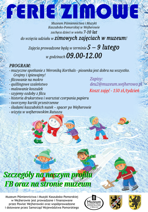 Zdjęcie do newsa Zimowe zajęcia w Muzeum. Zapraszamy!