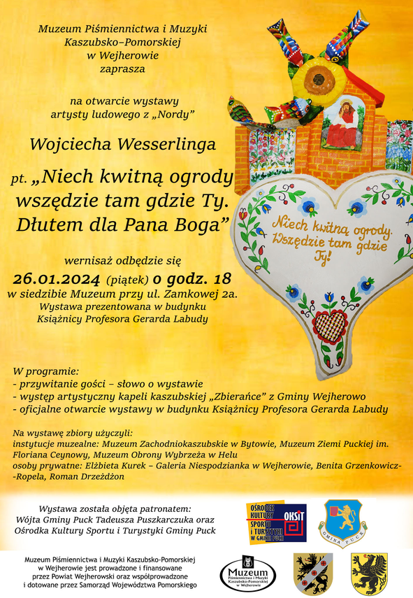 Zdjęcie do newsa Wystawa rzeźb Wojciecha Wesserlinga. Zapraszamy na wernisaż