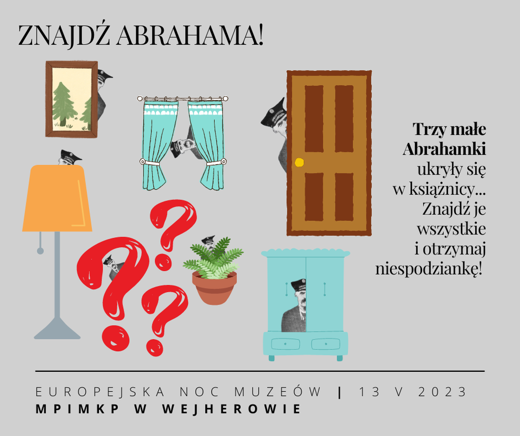 Zdjęcie do newsa Noc w wejherowskim Muzeum 2023. Znajdź Abrahama!