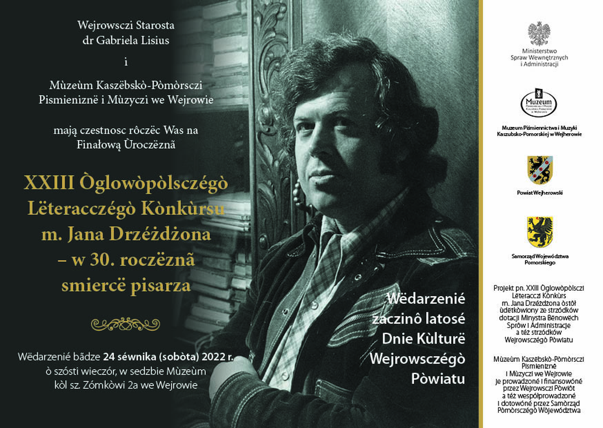 Zdjęcie do newsa Wieczór z literaturą kaszubską. Zapraszamy