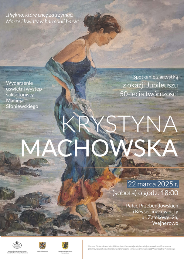 Zdjęcie do newsa Morze, kwiaty i sztuka. Jubileusz twórczości Krystyny Machowskiej