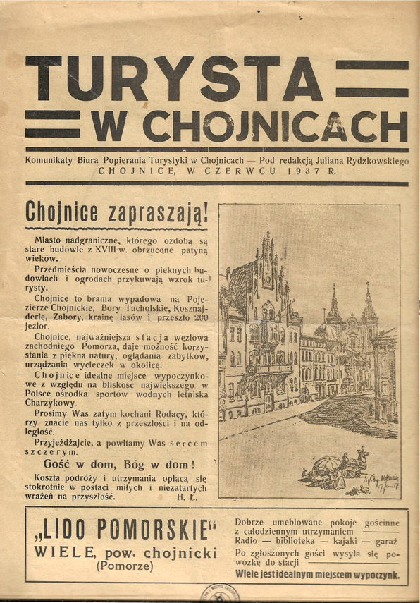 Zdjęcie do newsa „TURYSTA W CHOJNICACH” 1937